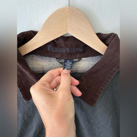 Tailor Vintage Heritage Waxed Canvas Blanket Chore Coat - Picture 2 of 9